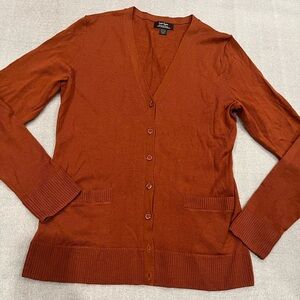 [S]Lord Taylor Extra Fine Merino Wool Button Cardigan